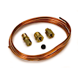 3224 Tubing, Copper, 1/8in. 6Ft. Length, Incl. 1/8in. Nptf Brass Compression Fittings