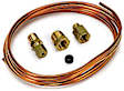3224 Tubing, Copper, 1/8in. 6Ft. Length, Incl. 1/8in. Nptf Brass Compression Fittings
