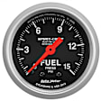 3313 Sport-Comp Series Gauge, Fuel Pressure, 2 1/16in. 15Psi, Mechanical W/Isolator.