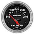 3536 Sport-Comp Series Gauge, Cylinder Head Temp, 2 5/8in. 140-340f, Electric.