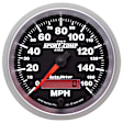 3688 Sport-Comp II Series Gauge, Speedometer, 3 3/8in. 160Mph, Electric Programmable.