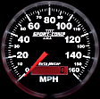 3688 Sport-Comp II Series Gauge, Speedometer, 3 3/8in. 160Mph, Electric Programmable.