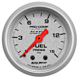 4311 Ultra-Lite Series Gauge, Fuel Pressure, 2 1/16in. 15Psi, Mechanical.