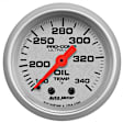 4346 Ultra-Lite Series Gauge, Oil Tank Temp, 2 1/16in. 140-340f, Mechanical.