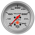 4440 Ultra-Lite Series Gauge, Oil Temp, 2 5/8in. 140-340f, Stepper Motor W/Peak & Warn.