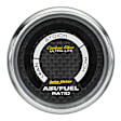 4775 Carbon Fiber Series Gauge, Air/Fuel Ratio-Narrowband, 2 1/16in. Lean-Rich, Led Array.