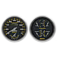 4805 Carbon Fiber Gauge Kit, 2 Pc. Quad & Tach/Speedo, 5in.