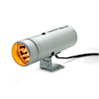 5333 Super-Lite Shift Light, 12 Amber Led, Pedestal, Silver.