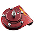 5376 Fuel Press Isolator Kit, For 15 Psi Gauges, Red Anodized Aluminum, -4An Fittings