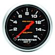 5444 Pro-Comp Series Gauge, Pyrometer (Egt), 2 5/8in. 1600f, Digital Stepper Motor.