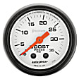 5704 Phantom Series Gauge, Boost, 2 1/16in. 35Psi, Mechanical.