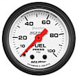 5712 Phantom Series Gauge, Fuel Pressure, 2 1/16in. 100Psi, Mechanical.