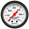 5725 Phantom Series Gauge, Exhaust Press, 2 1/16in. 60Psi, Mechanical.