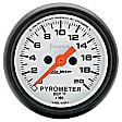 5745 Phantom Series Gauge, Pyrometer (Egt), 2 1/16in. 2000f, Digital Stepper Motor.