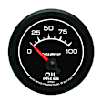 5927 ES Series Gauge, Oil PrES Seriessure, 2 1/16in. 100Psi, Electric.