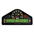 6013 Pro-Comp Race Dash Display, 10.5K Rpm/Mph/Fuelp/Oilp/Oilt/Wtmp/Volt.