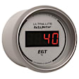6545 Ultra-Lite Series Gauge, Pyrometer (Egt), 2 1/16in. 1600f, Digital, Silver Dial W/ Red Led.