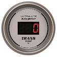 6549 Ultra-Lite Series Gauge, Trans Temp, 2 1/16in. 340f, Digital, Silver Dial W/ Red Led.