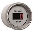 6549 Ultra-Lite Series Gauge, Trans Temp, 2 1/16in. 340f, Digital, Silver Dial W/ Red Led.
