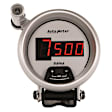 6599 Ultra-Lite Series Gauge, Tach, 3 3/4in. 10K Rpm, Pedestal W/ Quick-Lite,  Digital, Slvr W/ Red Led.