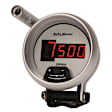 6599 Ultra-Lite Series Gauge, Tach, 3 3/4in. 10K Rpm, Pedestal W/ Quick-Lite,  Digital, Slvr W/ Red Led.