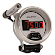 6599 Ultra-Lite Series Gauge, Tach, 3 3/4in. 10K Rpm, Pedestal W/ Quick-Lite,  Digital, Slvr W/ Red Led.