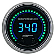 6754-CB Cobalt Elite Series Digital Gauge, Fluid Temperature, 2 1/16in. Two Channel, Selectable.