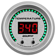 6754-UL Ultra-Lite Elite Series Digital Gauge, Fluid Temperature, 2 1/16in. 2 Chan, Selectable