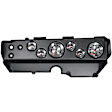 7029 Direct Fit Dash Kit, Ebody/Cuda/Challenger 70-74, Tach/Mph/Fuel/Oilp/Wtmp/Volt, Am
