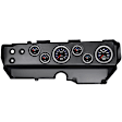 7029-CB Direct Fit Dash Kit, Ebody/Cuda/Challenger 70-74, Tach/Mph/Fuel/Oilp/Wtmp/Volt, Cblt