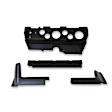7029-SC Direct Fit Dash Kit, Ebody/Cuda/Challenger 70-74, Tach/Mph/Fuel/Oilp/Wtmp/Volt, Sc