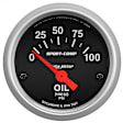 7029-SC Direct Fit Dash Kit, Ebody/Cuda/Challenger 70-74, Tach/Mph/Fuel/Oilp/Wtmp/Volt, Sc