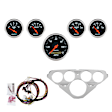 1957 Chevrolet Truck - Direct Fit Dash Kit, Chevy Truck 55-59, Mph/Fuel/Oilp/Wtmp/Bat, Db