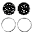 7039-07 Old Tyme Black Direct Fit Dash Kit, 2 Pc, Chevy Truck 47-53, 2 X 5in.