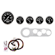 7042-OTB Direct Fit Dash Kit, Chevy Car 53-54, Mph/Fuel/Oilp/Wtmp/Bat, Otb
