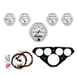 7049-OTW Direct Fit Dash Kit, Chevy Truck 55-59, Mph/Fuel/Oilp/Wtmp/Bat, Otw