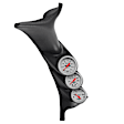7075 Ultra-Lite Diesel Gauge Kit, A-Pillar, Ford 99-07, Boost/Egt/Trans, 35Psi/1600f/250f.