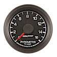 7076 Diesel Gauge Kit, A-Pillar, Ford 99-07, Boost/Egt, 35Psi/1600f, Fact. Match