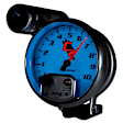 7299 C2 Series Gauge, Tachometer, 5in. 10K Rpm, Pedestal W/ Ext. Shift-Lite.