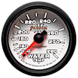 7531 Phantom II Series Gauge, Water Temp, 2 1/16in. 140-280f, Mechanical.