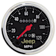 880245 Jeep Series Gauge, Speedometer, 3 3/8in. 120Mph, Mechanical