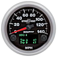 880828 Sport-Comp II Series Gauge, Speedometer, 3 3/8in. 140Mph, Spn 84.