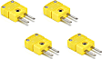 ST269382 Connector Kit, Type K Thermocouple, Plug (Male), Qty. 4