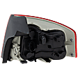 2007 Audi A4 Quattro - Driver Side, Outer Halogen Tail Light, With bulb(s), mfrbodycodename : B7, Mounted On Body, 3rd Generation, OE Replacement