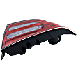 Passenger Side Tail Light, without Bulb, Halogen, Clear and Red Lens, Base Model