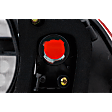 Driver Side Tail Light, without Bulb, Halogen, Clear and Red Lens, Base Model