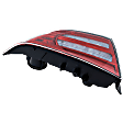 Driver Side Tail Light, without Bulb, Halogen, Clear and Red Lens, Base Model