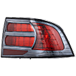 Passenger Side Tail Light, without Bulb, Halogen, Red Lens, Type-S Model