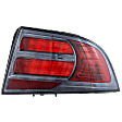 Passenger Side Tail Light, without Bulb, Halogen, Red Lens, Type-S Model