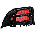 Passenger Side Tail Light, without Bulb, Halogen, Red Lens, Type-S Model